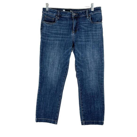 Kut From The Kloth Capri Jeans Size 8 Capri 5-Pocket Skinny Mid-Rise Denim - Picture 1 of 7